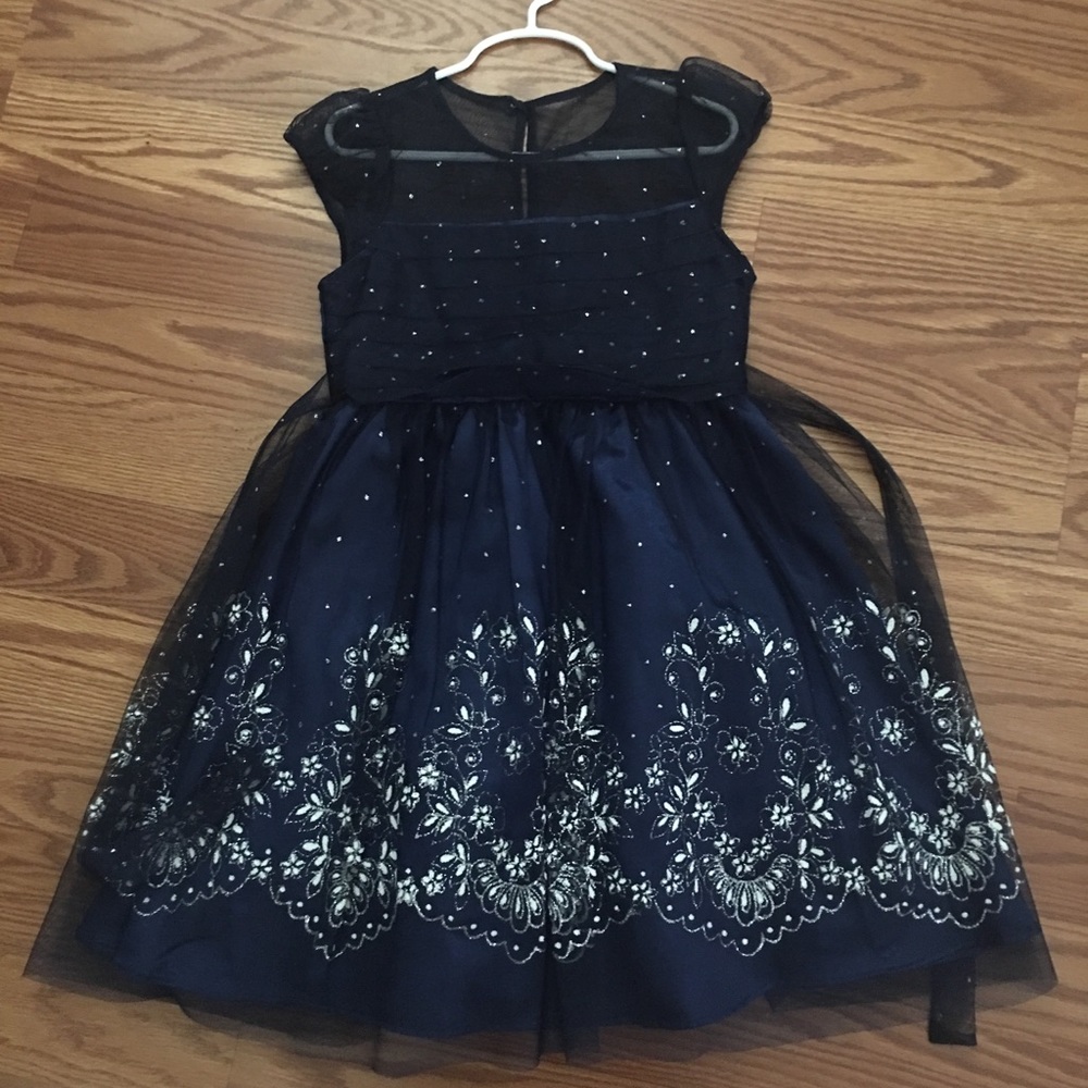 Navy Blue dress size 6 girls